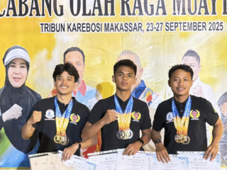 Muathay Luwu Timur Raih Tiket Porprov Sulsel XVIII Usai Sapu Bersih Medali