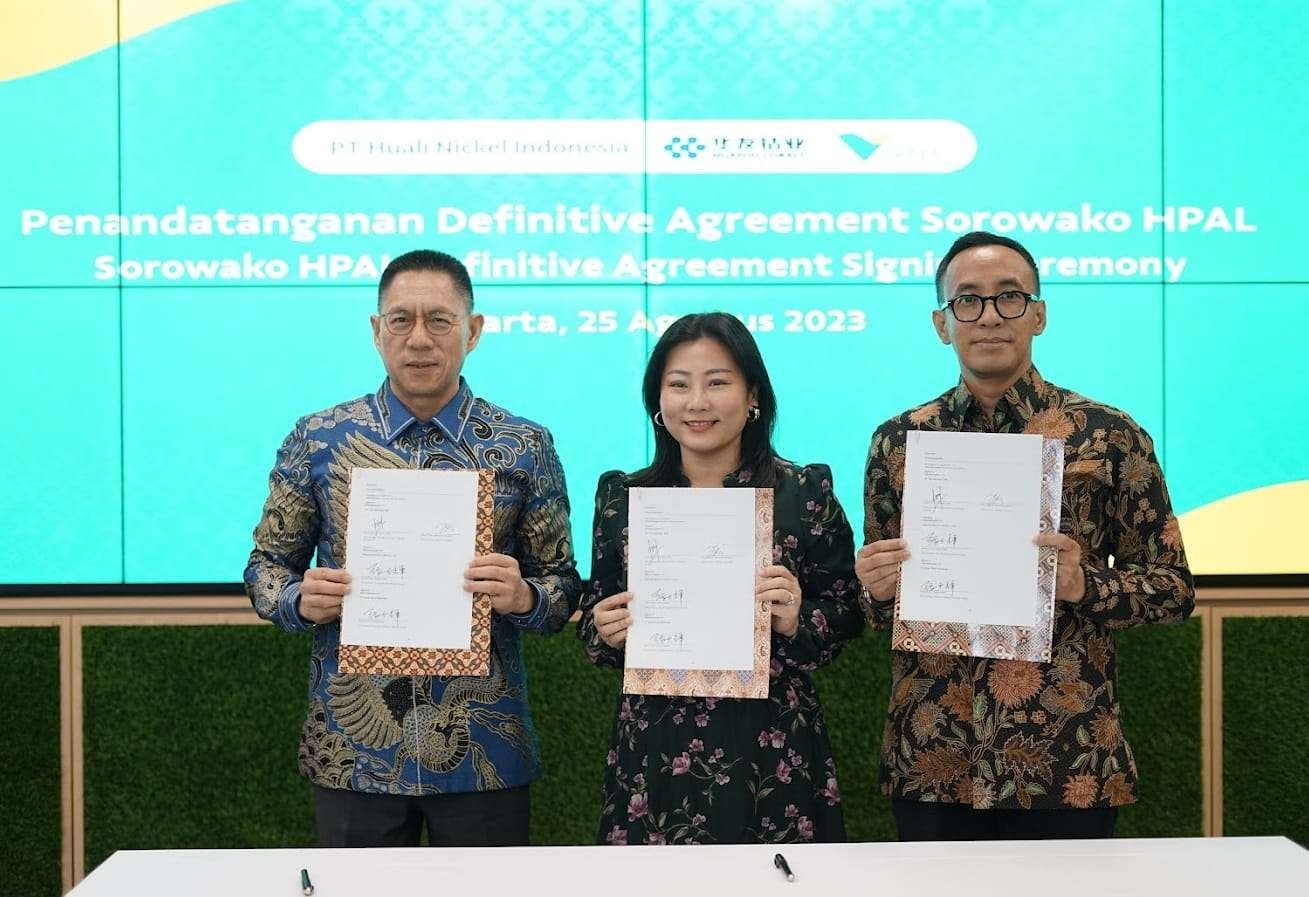 PT Vale Indonesia, Huayou Cobalt Co dan PT Huali Nickel Indonesia