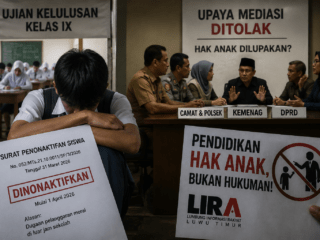 Siswa Dikeluarkan Jelang Ujian Kelulusan, LIRA Lutim Sorot Pelanggaran Hak Pendidikan