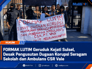 FORMAK LUTIM Geruduk Kejati Sulsel, Desak Pengusutan Dugaan Korupsi Seragam Sekolah dan Ambulans CSR Vale