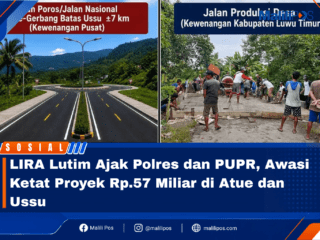 LIRA Lutim Ajak Polres dan PUPR, Awasi Ketat Proyek Rp.57 Miliar di Atue dan Ussu