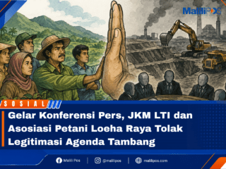 Gelar Konferensi Pers, JKM LTI dan Asosiasi Petani Loeha Raya Tolak Legitimasi Agenda Tambang
