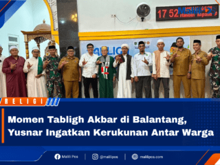 Momen Tabligh Akbar di Balantang, Yusnar Ingatkan Pentingnya Kerukunan Warga