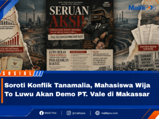 Soroti Konflik Tanamalia, Mahasiswa Wija To Luwu Akan Demo PT. Vale di Makassar