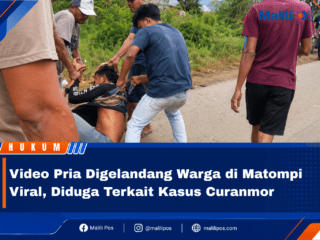 Video Pria Digelandang Warga di Matompi Viral, Diduga Terkait Kasus Curanmor
