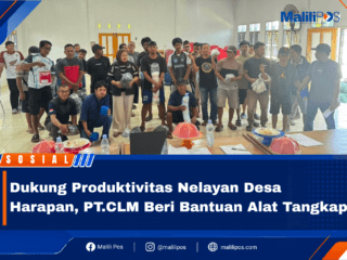Dukung Produktivitas Nelayan Desa Harapan, PT.CLM Beri Bantuan Alat Tangkap