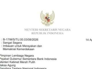 Surat Mensesneg Valid, Benarkah 18 Agustus Cuti Bersama?