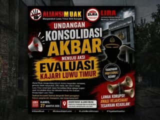 Sirine Mulai Dibunyikan, Aliansi MUAK-LIRA Siap Konsolisasi Menuju Aksi Evaluasi di Kejari Lutim