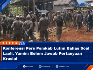 Konferensi Pers Pemkab Lutim Bahas Soal Laoli, Yamin: Belum Jawab Pertanyaan Krusial