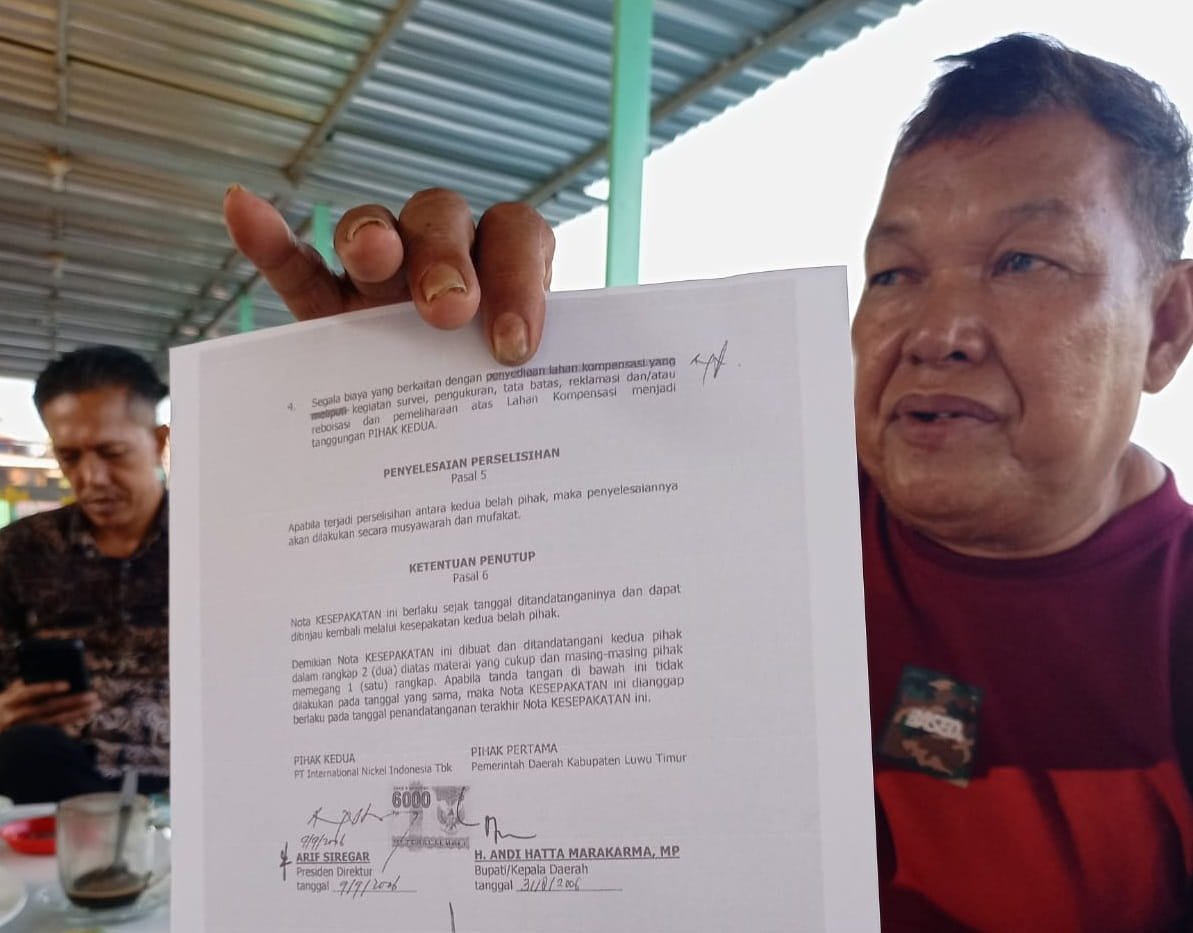 Mustamin Mantan Kepala Desa Batu Putih Burau