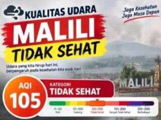 AQI Malili 105, BPBD Imbau Warga Waspadai Kabut Asap